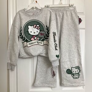 Hello Kitty Gray and Pink Sweatshirt